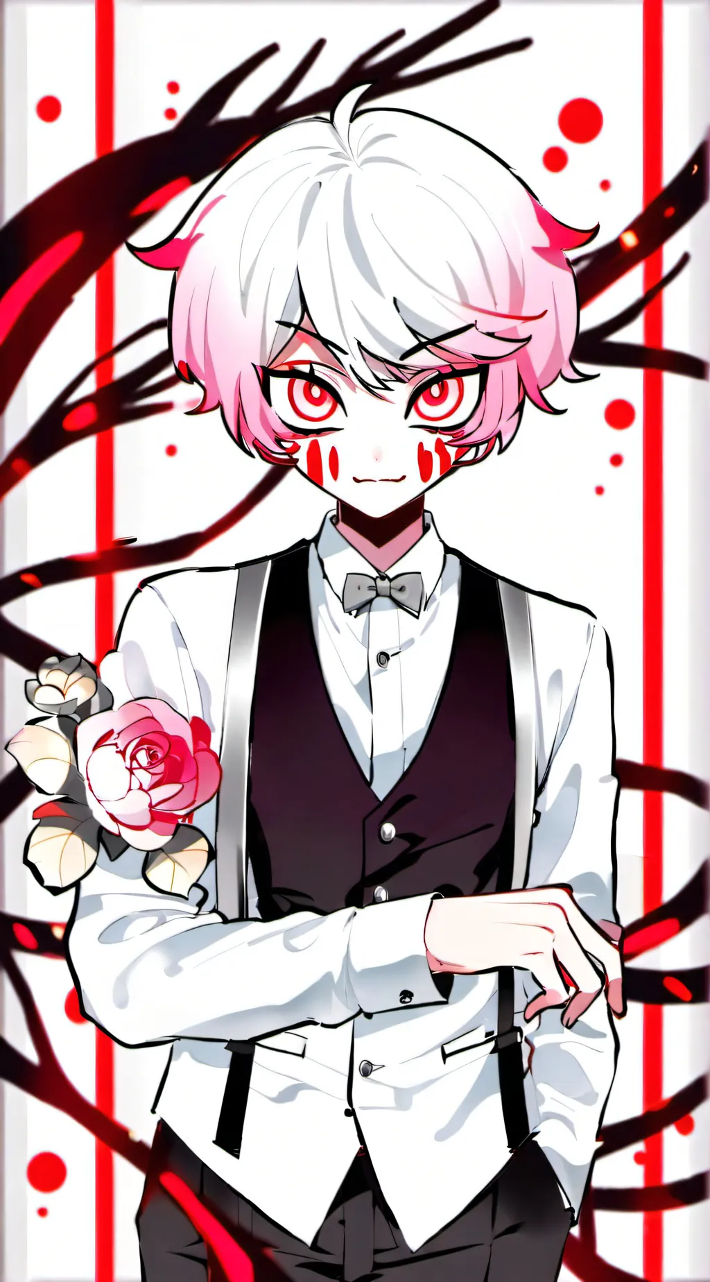 ai character: angle dust background