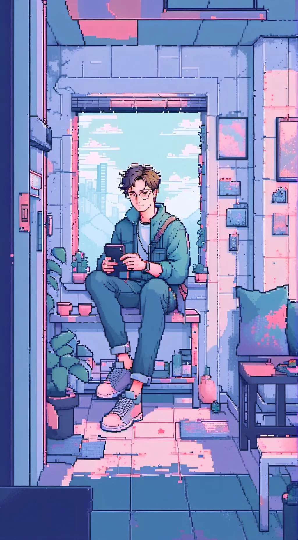 ai character: enemies to lovers background