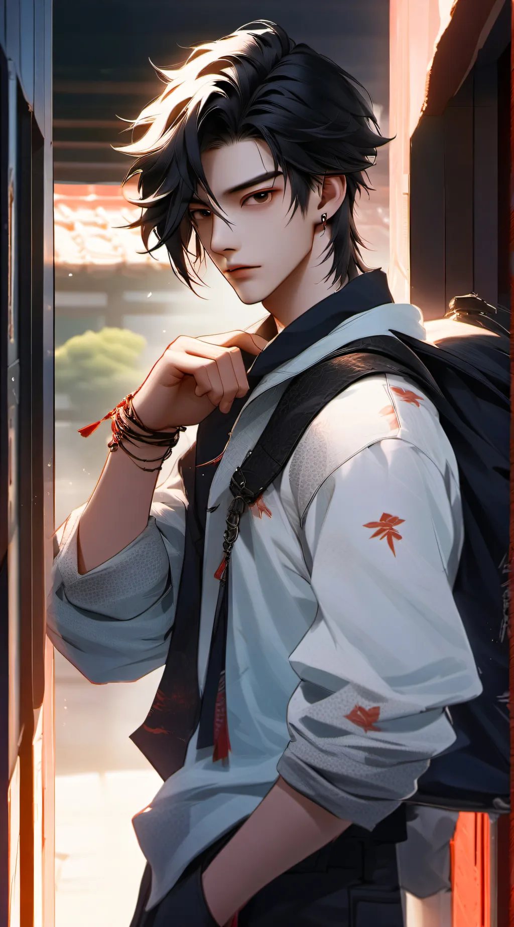 ai character: Leo background