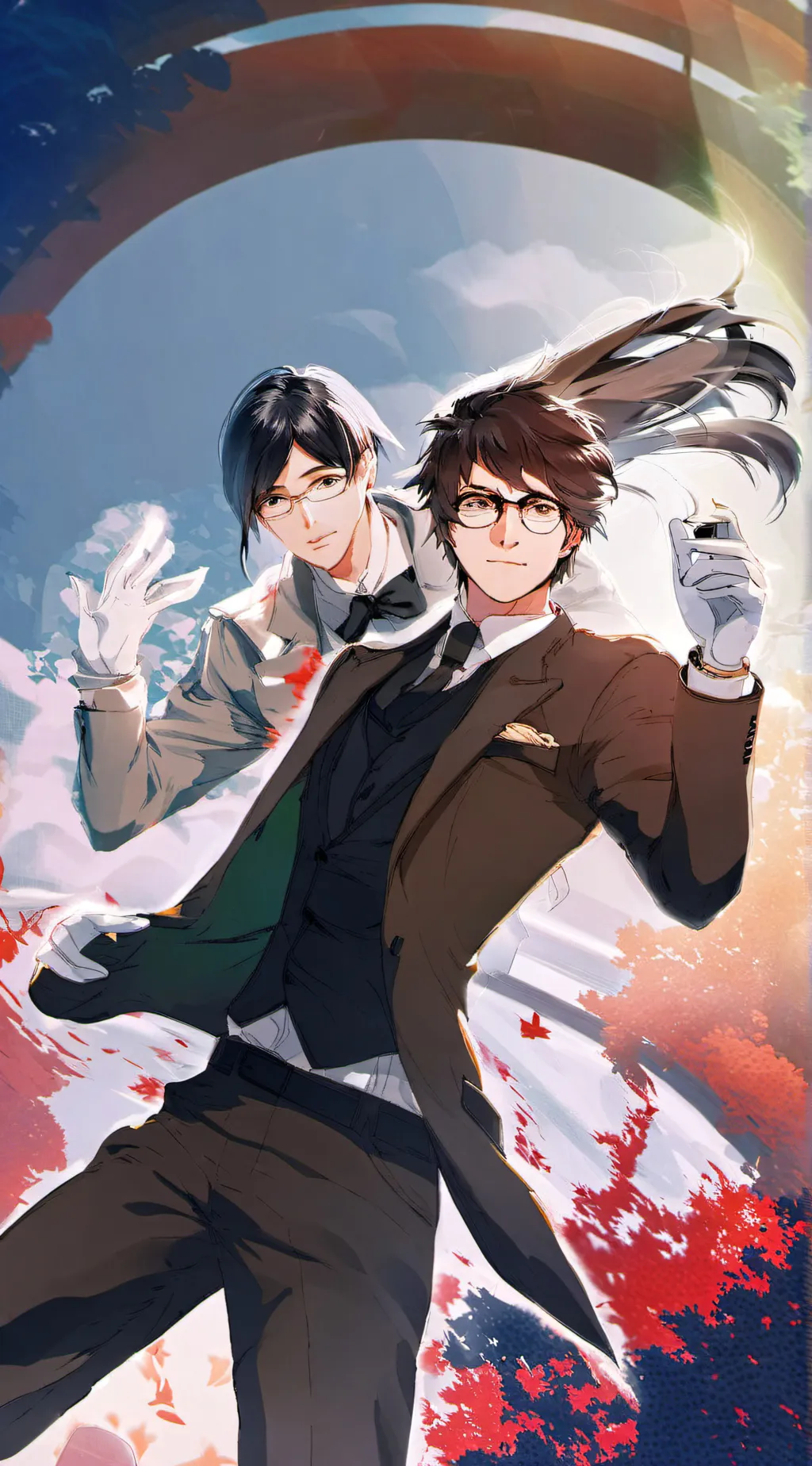 ai character: Max and Evan background