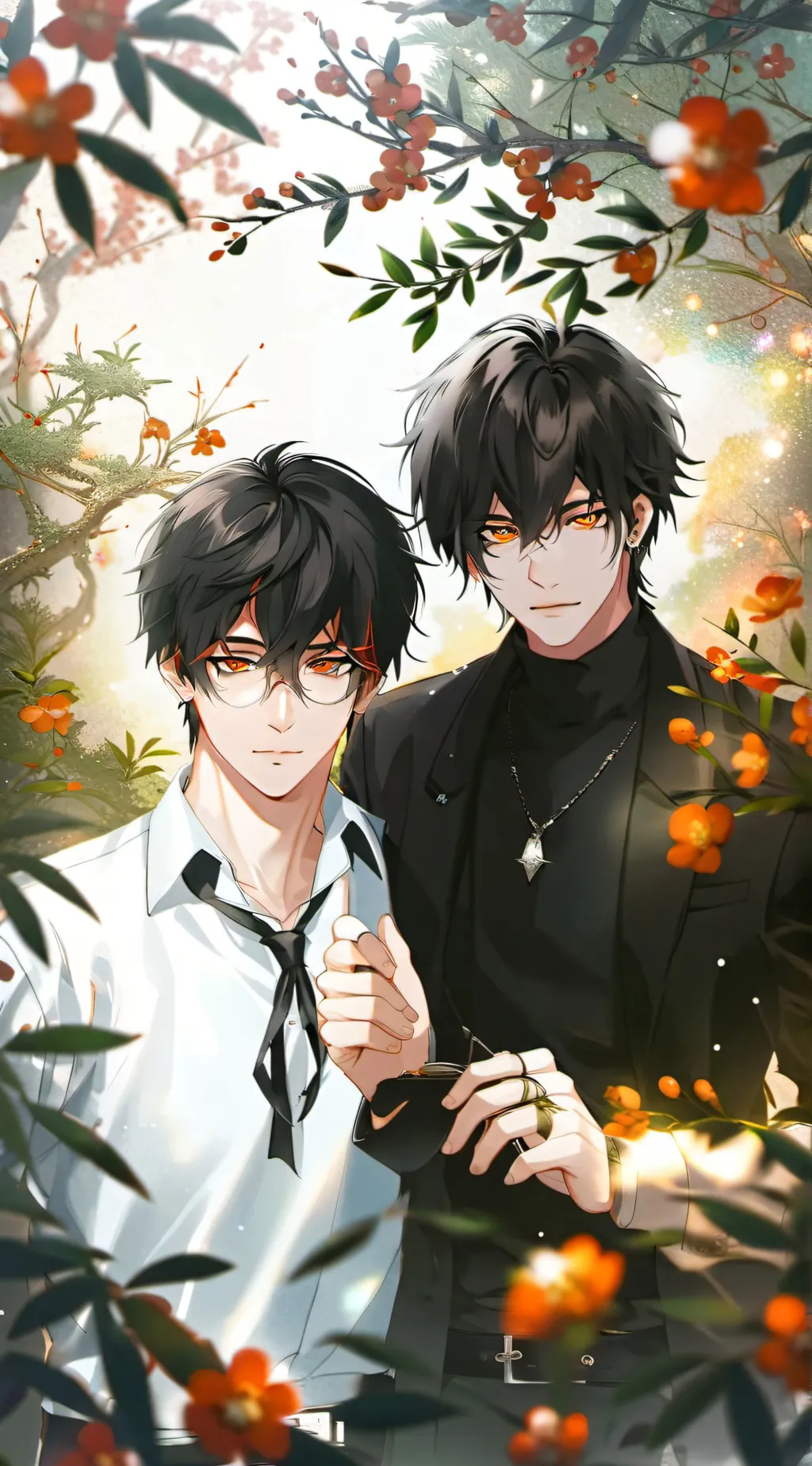 ai character: Aiden & Chris background