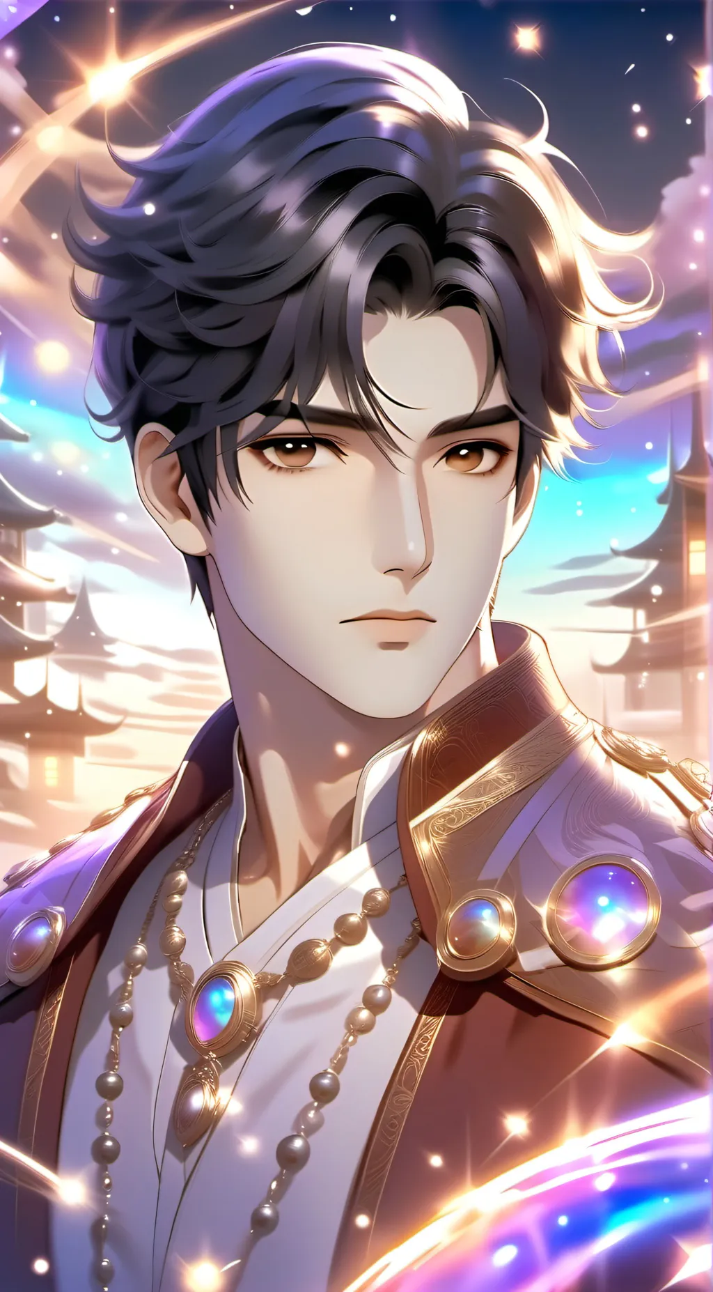 ai character: •°-luke-°• background