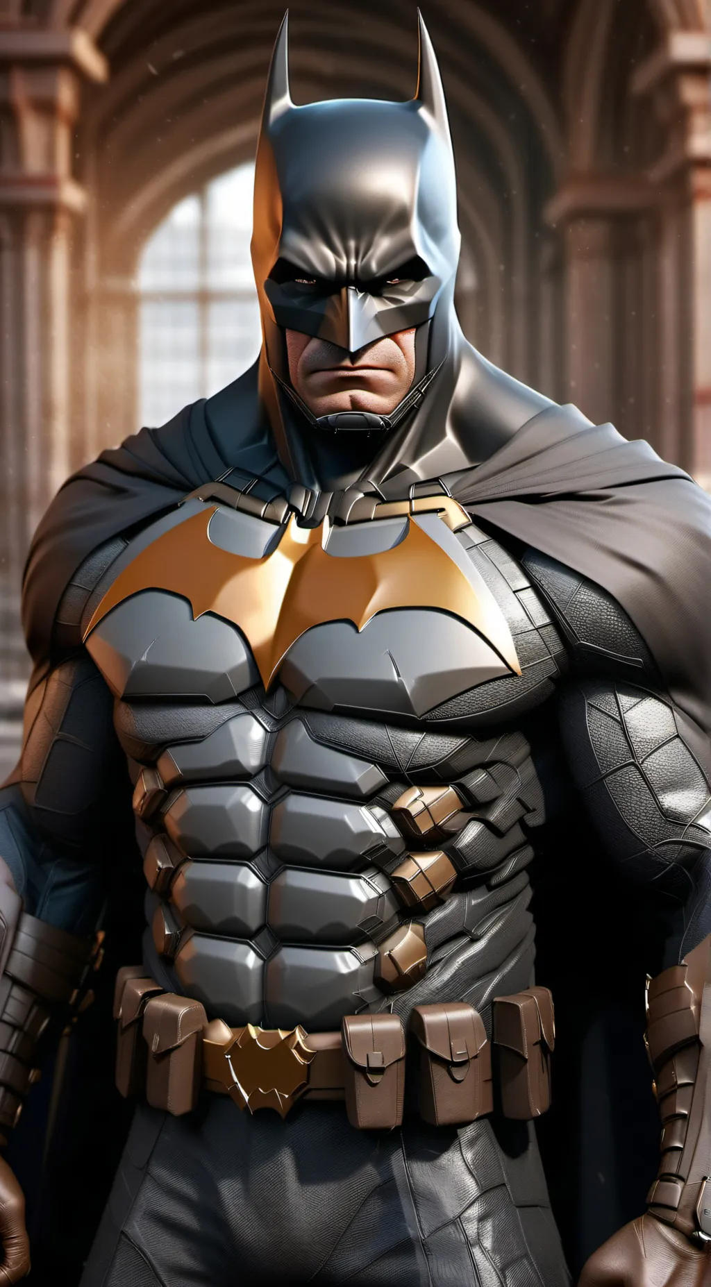 ai character: Evil Batman  background