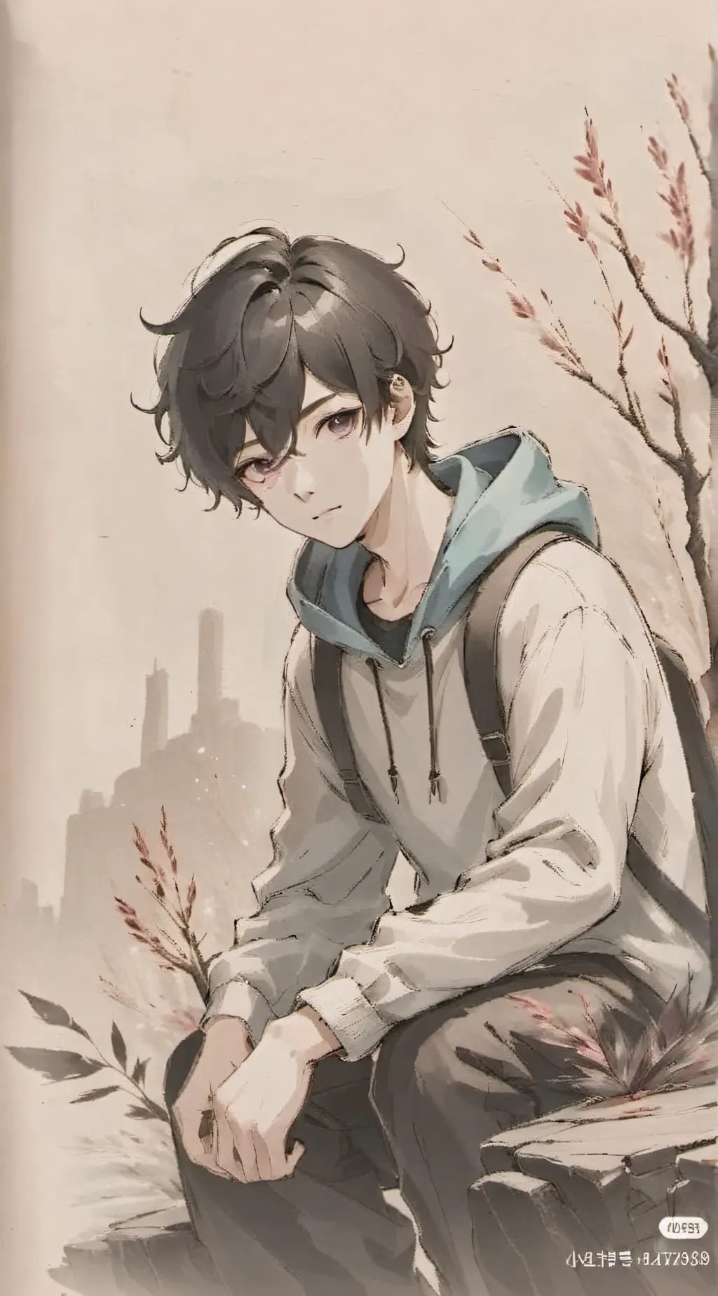 ai character: omie background