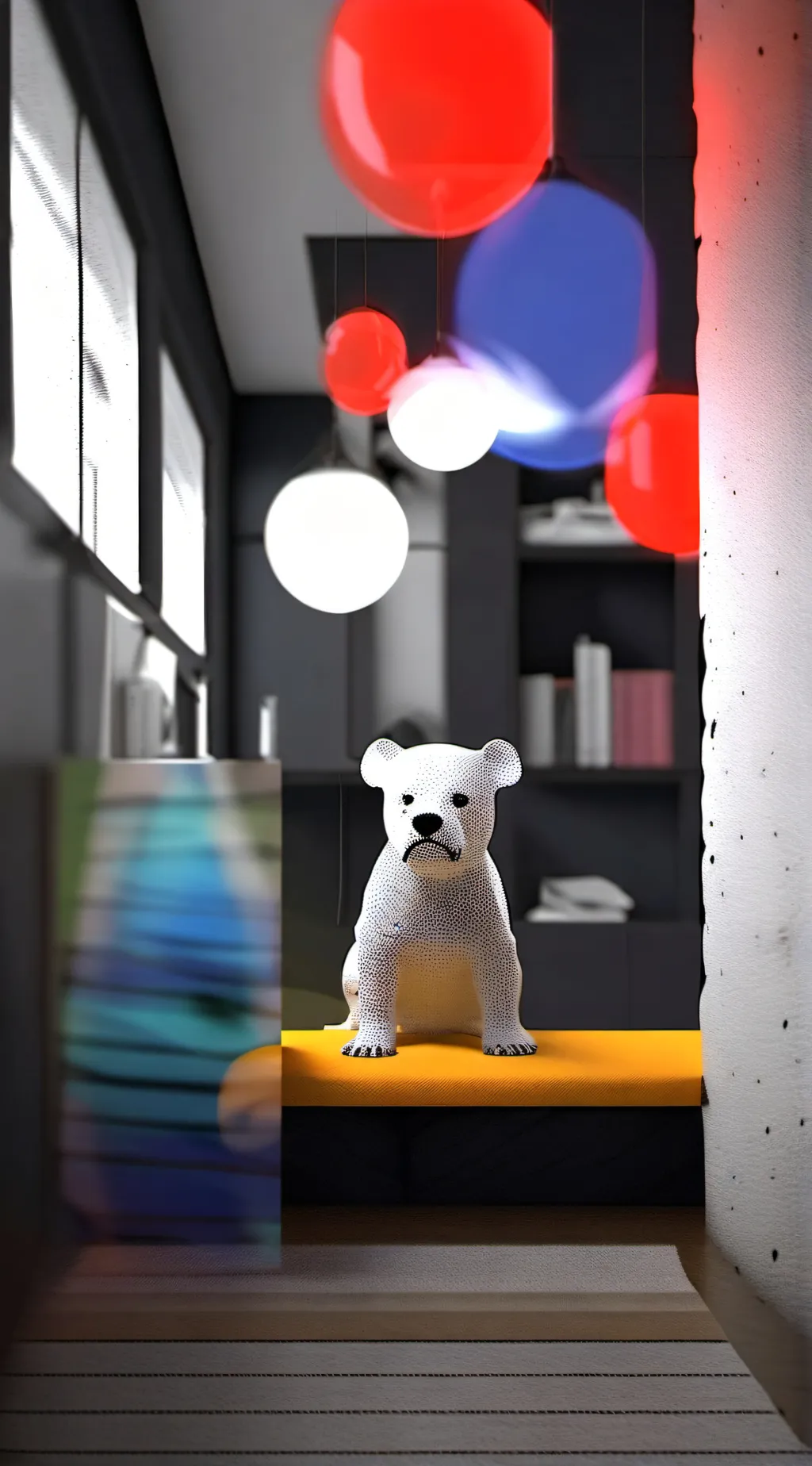 ai character: Balloo background