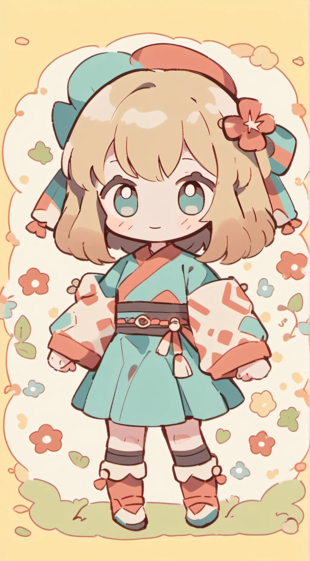 ai character: Wip 2 background