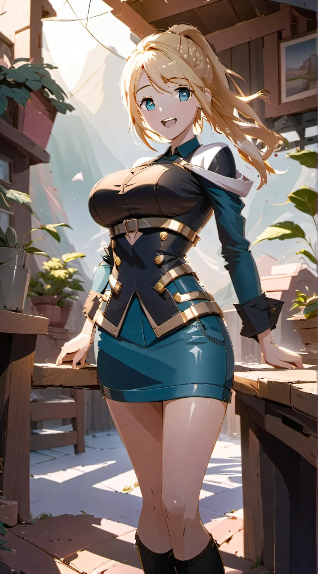 ai character: Serena background