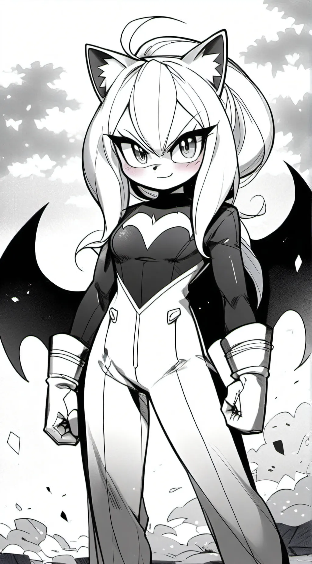 ai character: Rougi  background