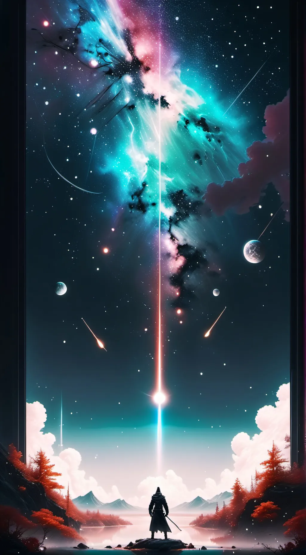 ai character: car accident... background