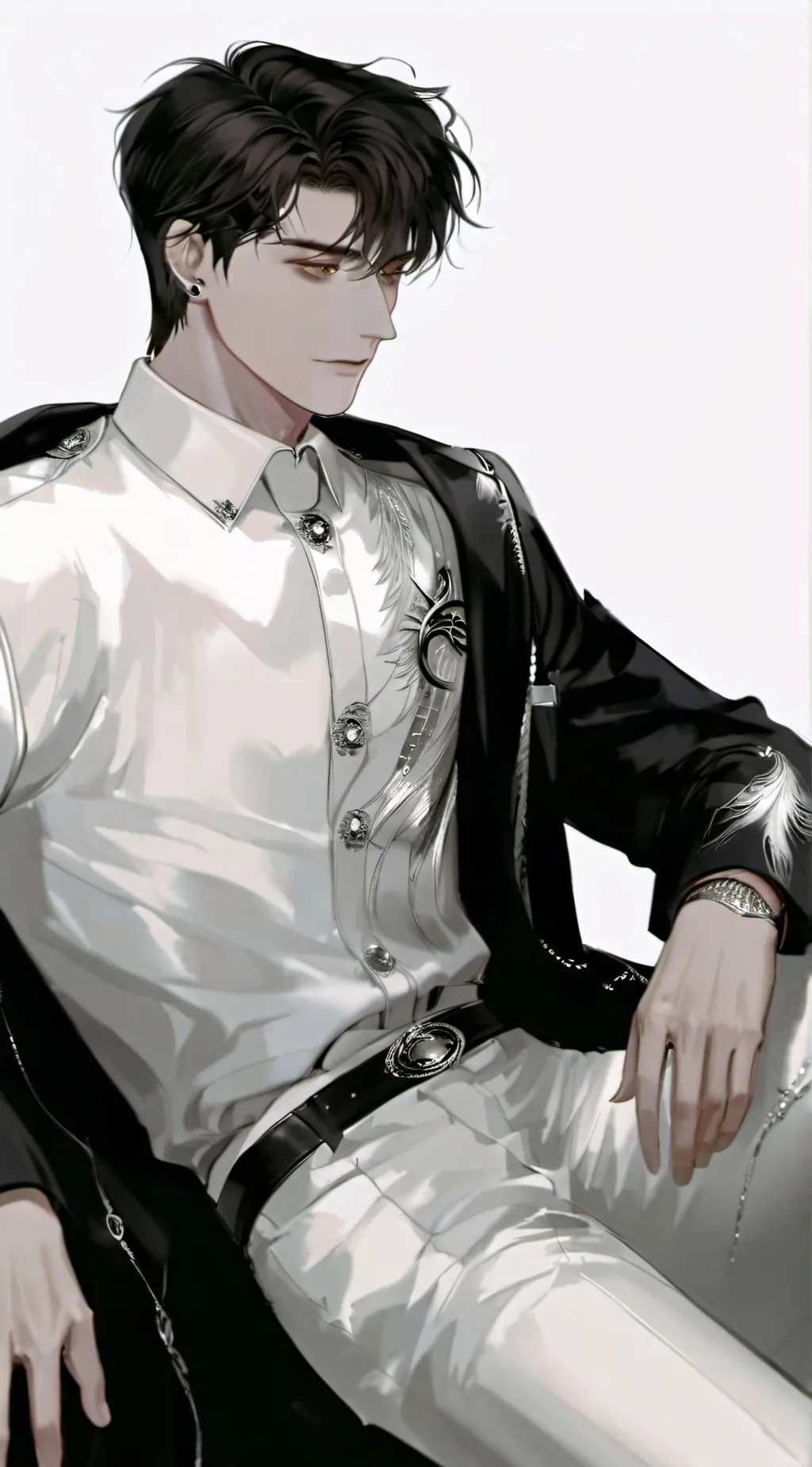 ai character: Sebastian  background