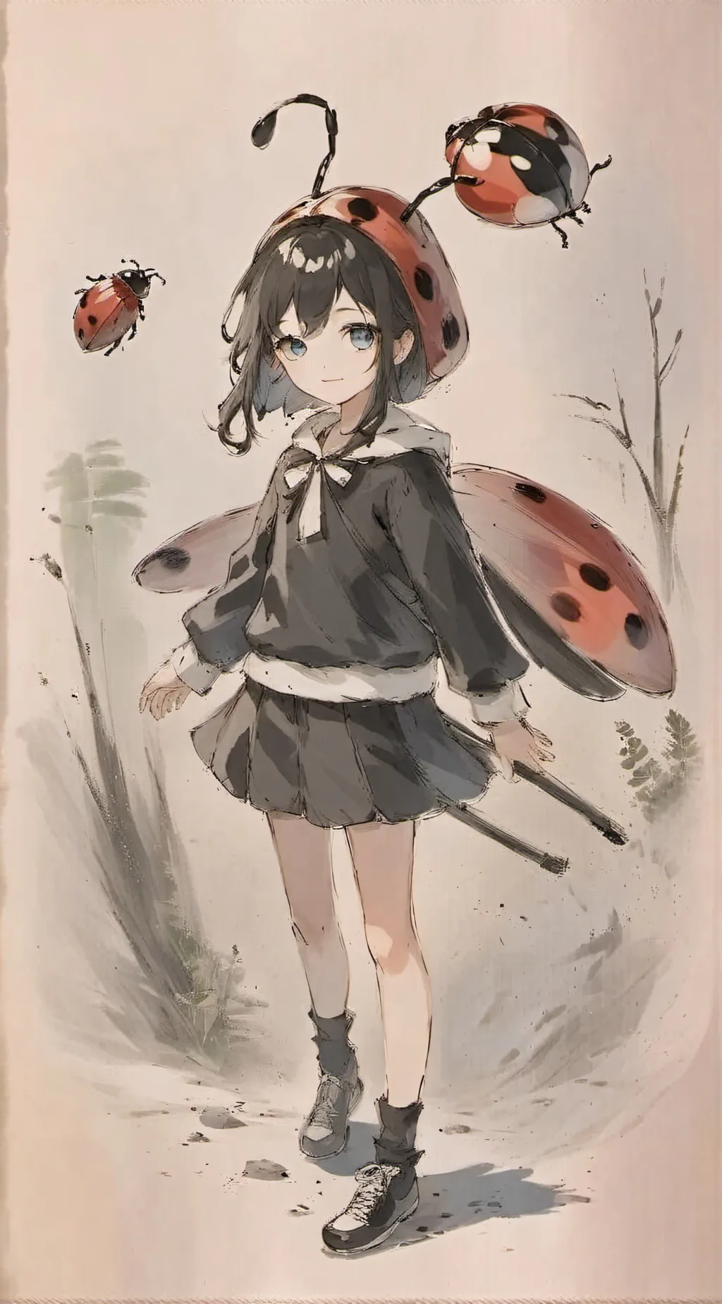 ai character: Miraculous  background