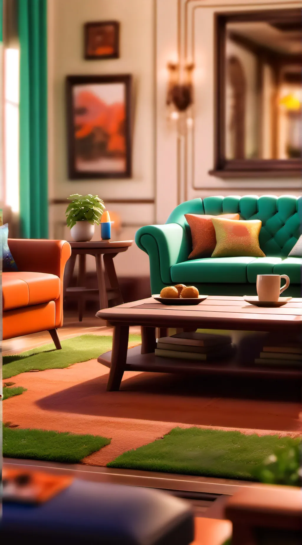 ai character: Sleepover background