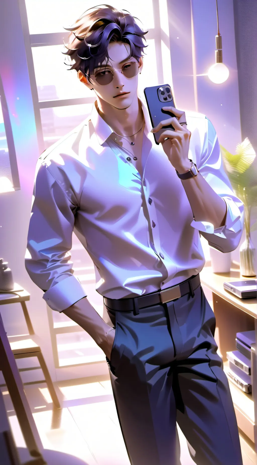 ai character: Max  background