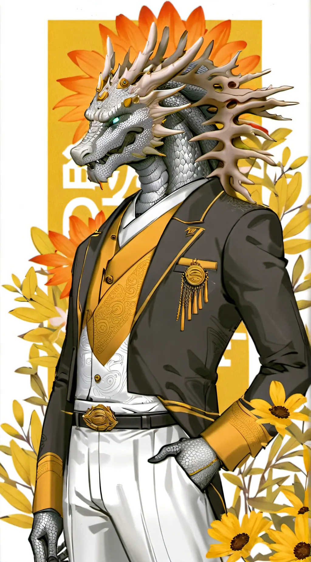 ai character: King  Dora. background