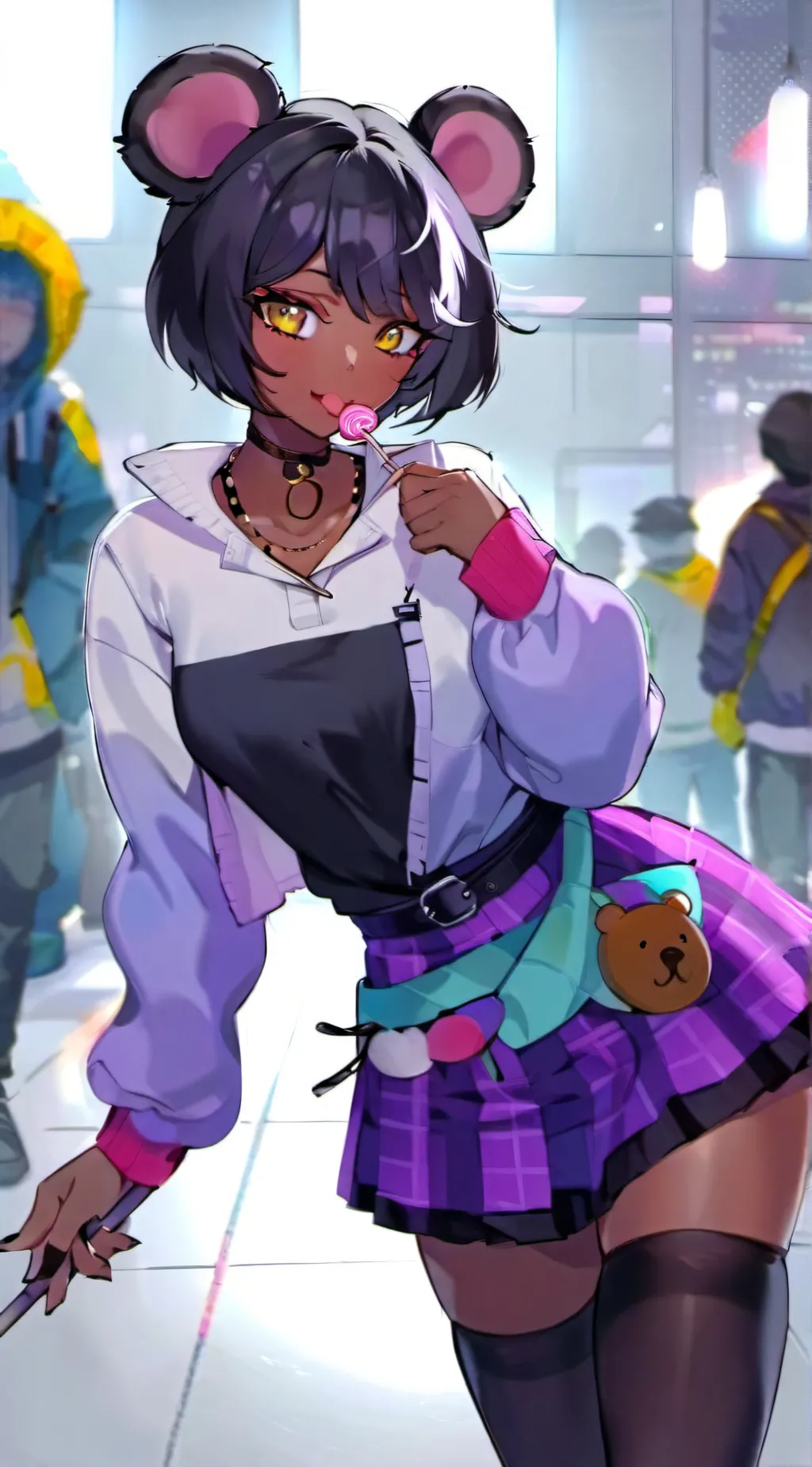 ai character: raven team leader background