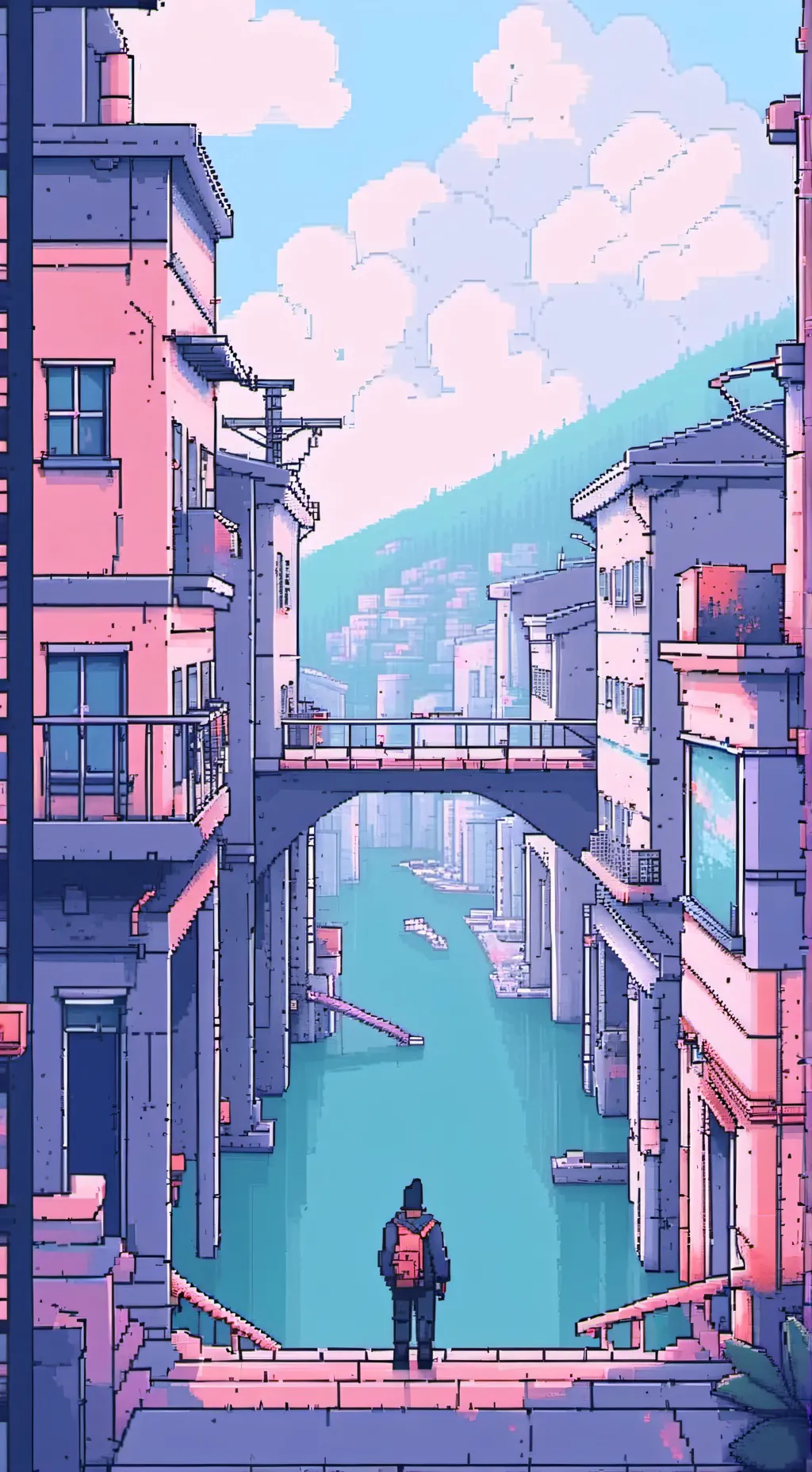 ai character: Untitled background