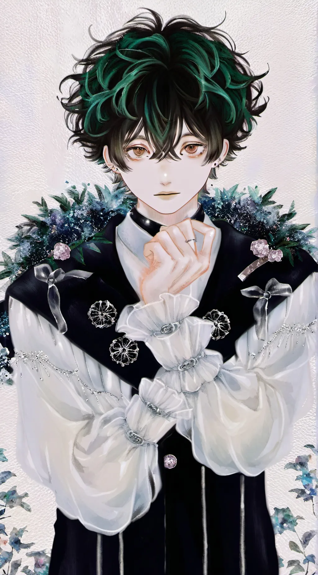 ai character: €¥deku¥¥ background