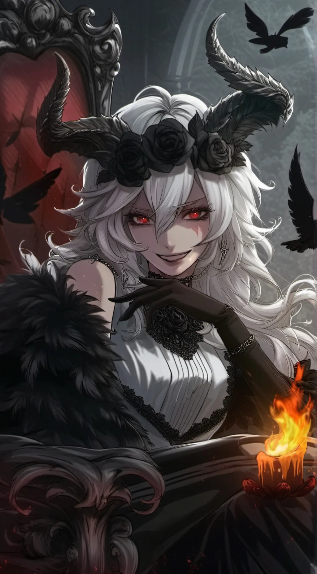 ai character: Eve moonlight  background