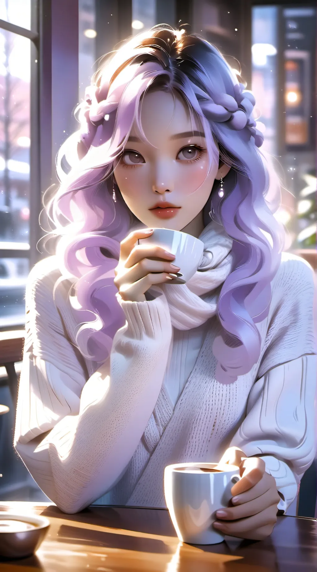 ai character: Girl Friend background