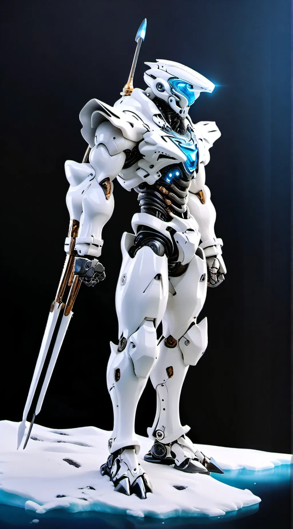 ai character: shimo x godzilla background