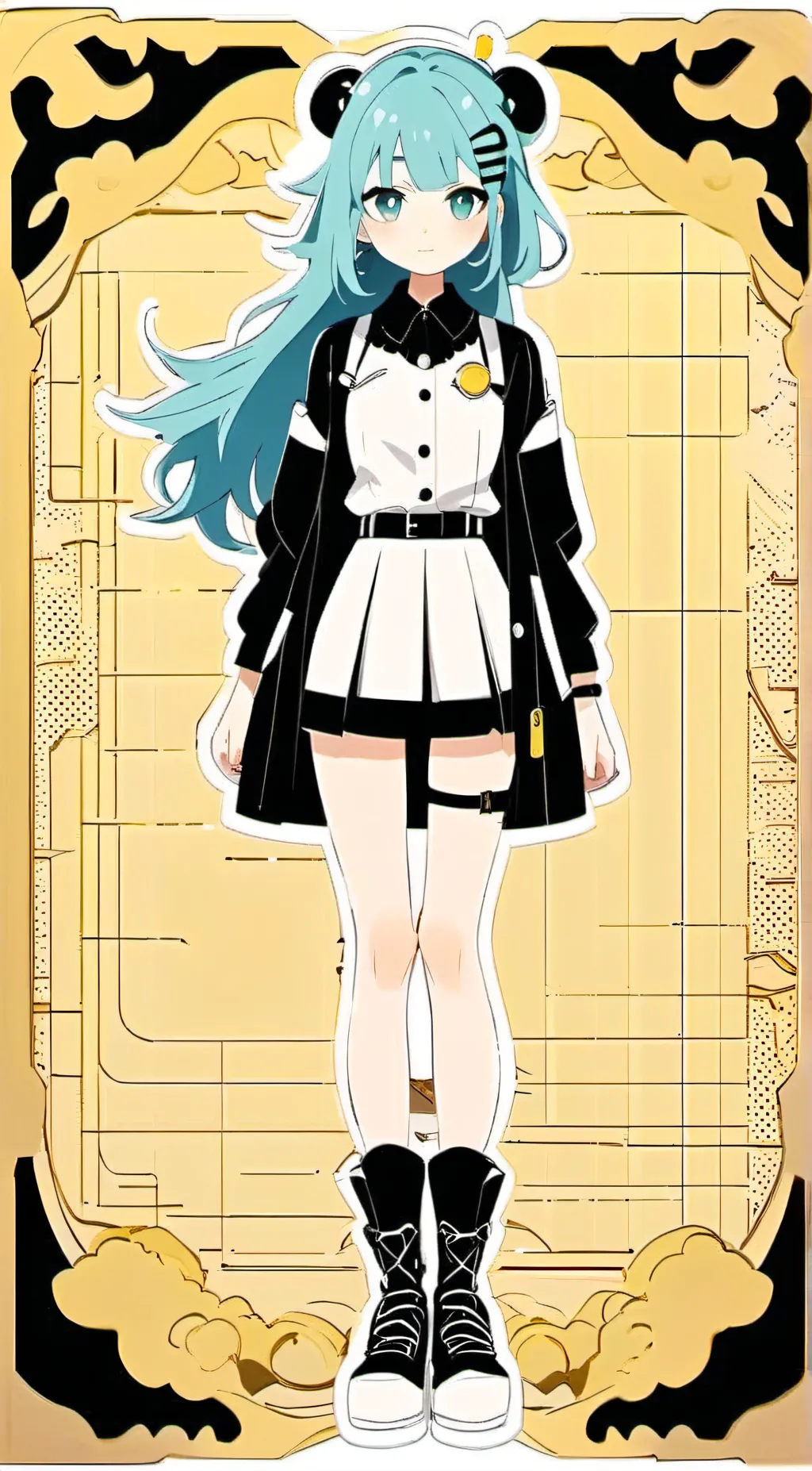 ai character: Miku background