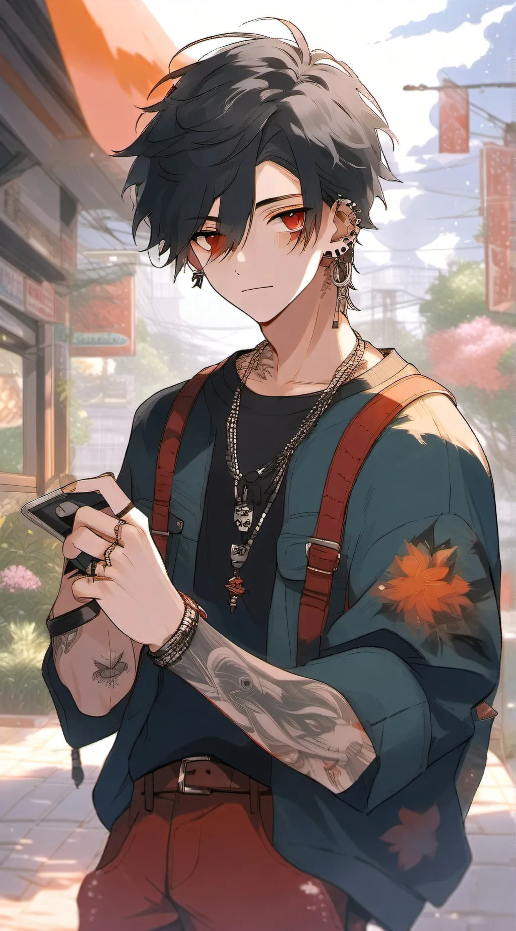 ai character: 🕸️[Aaron]🕸️ background