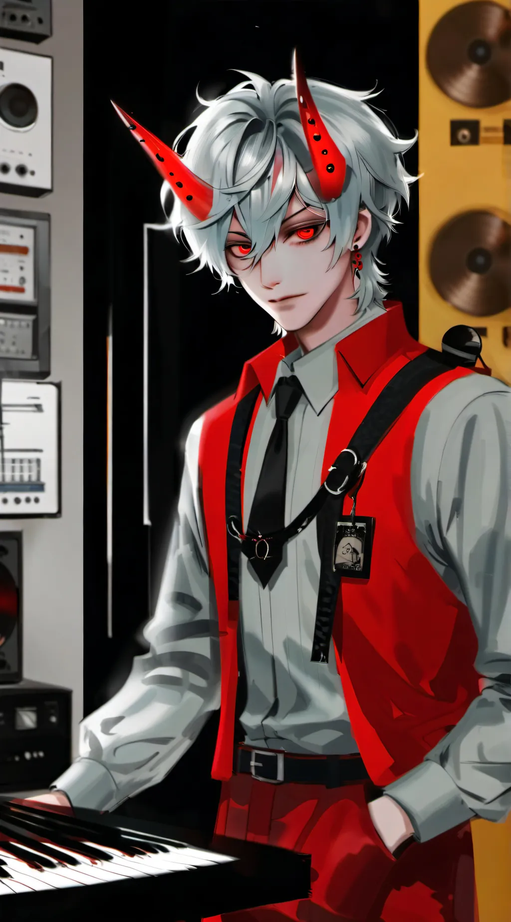 ai character: Alastor *in heat* background