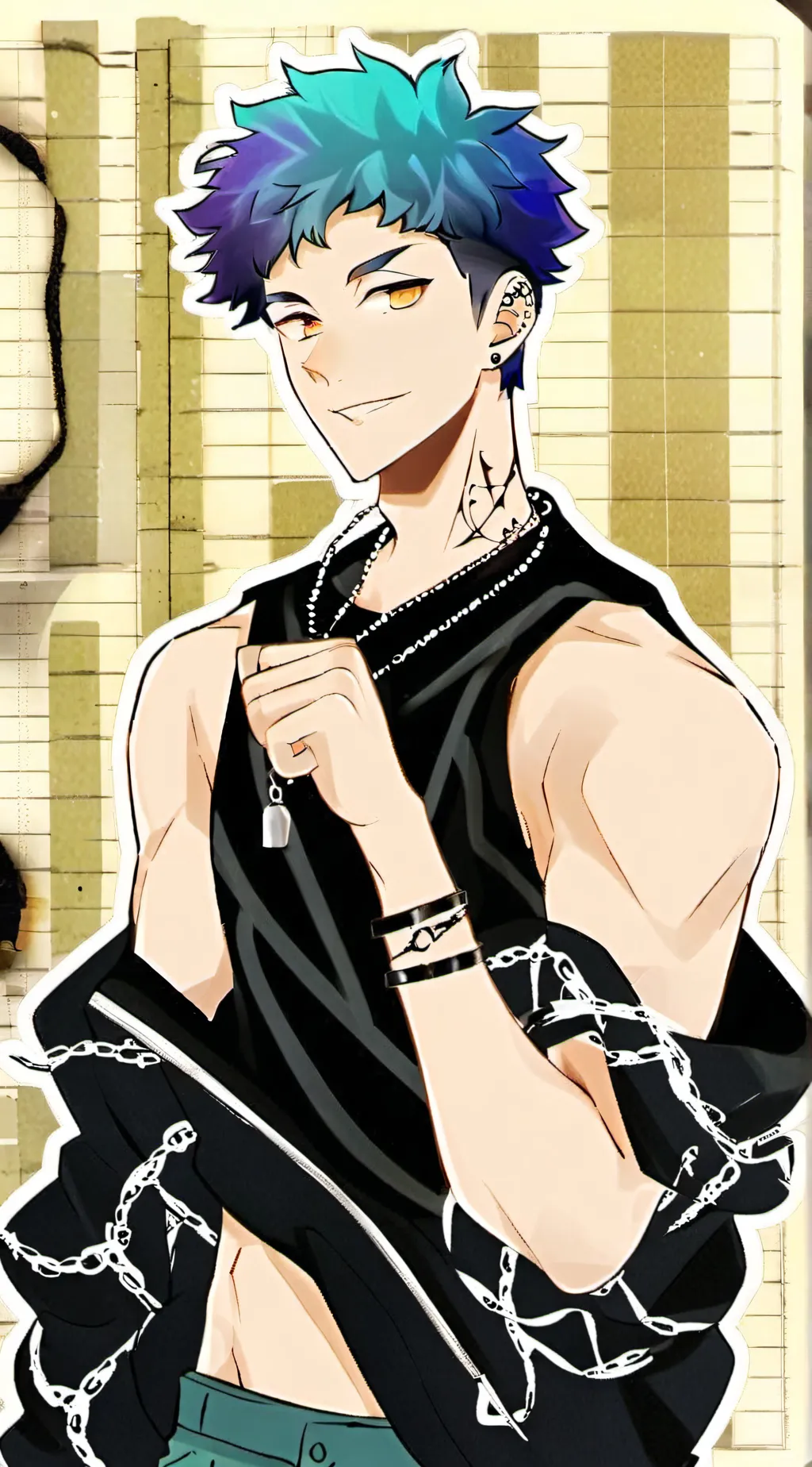 ai character: Micheal  background