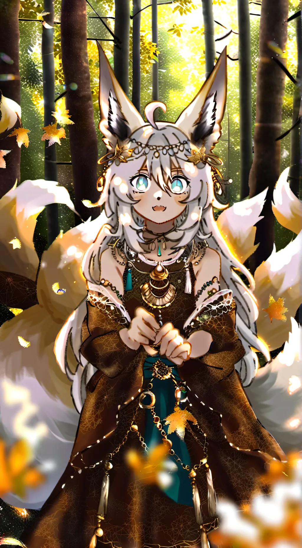 ai character: sky background