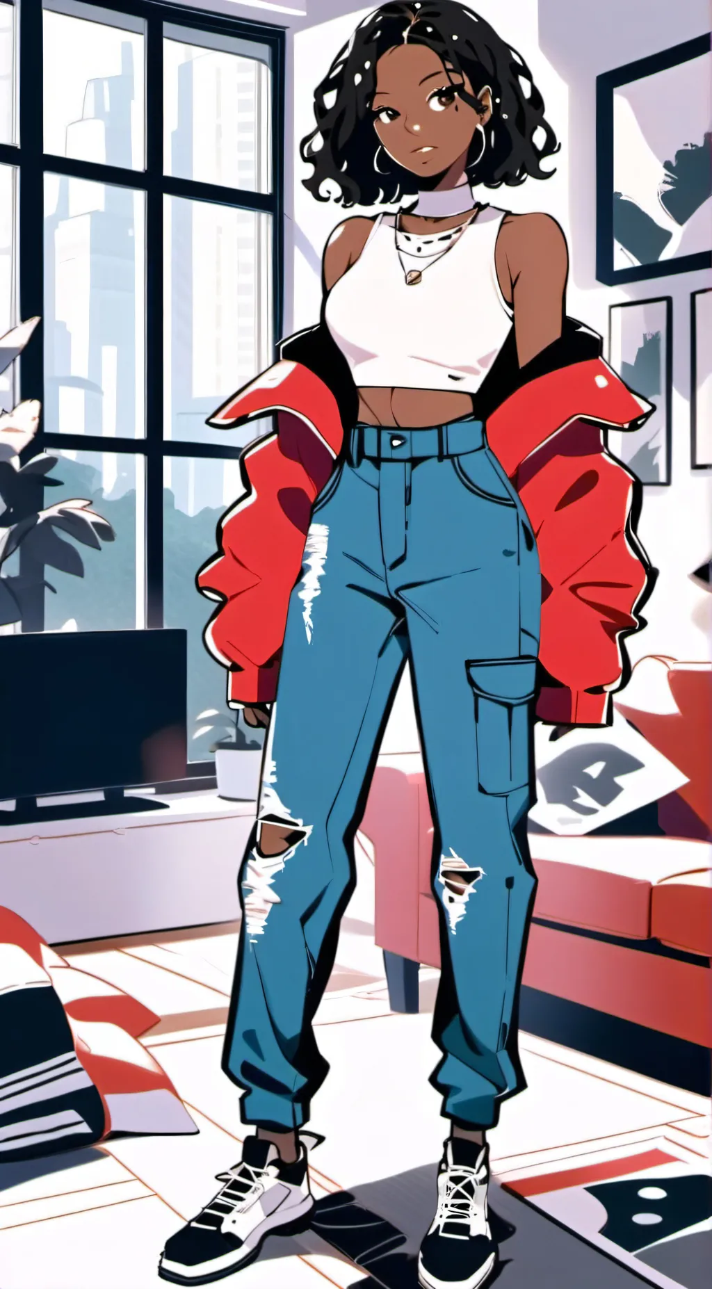 ai character: Lex Woods  background