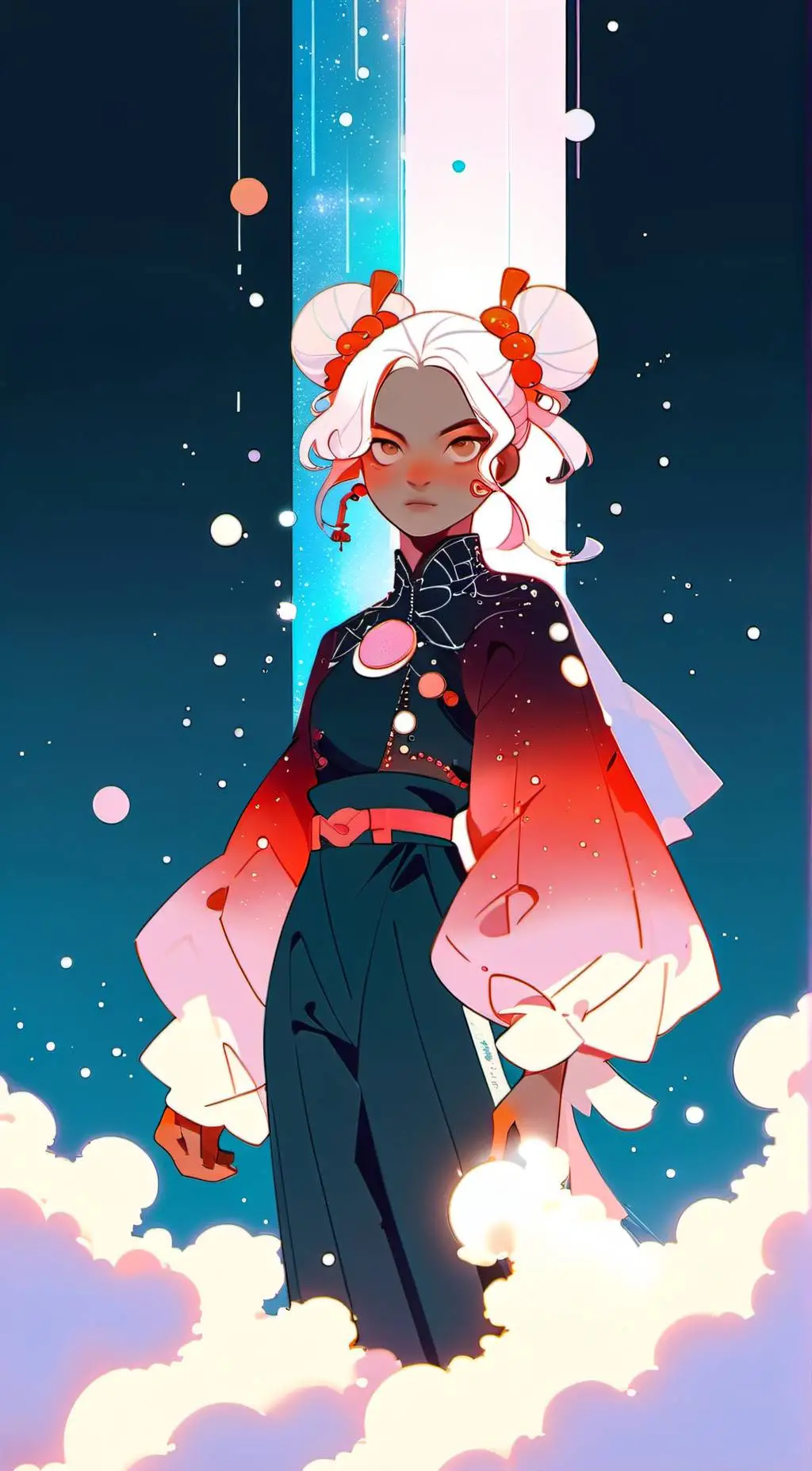 ai character: lana  background