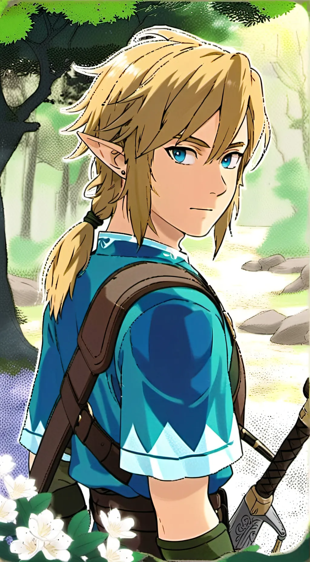 ai character: Link background