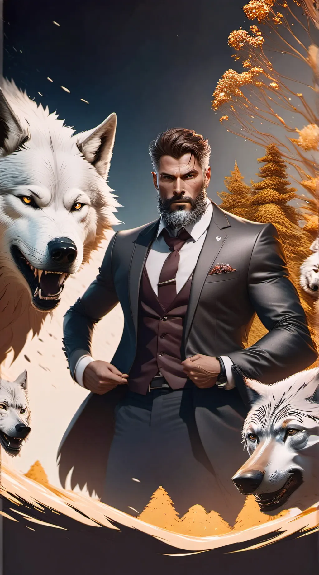 ai character: Noel Wanhell  background