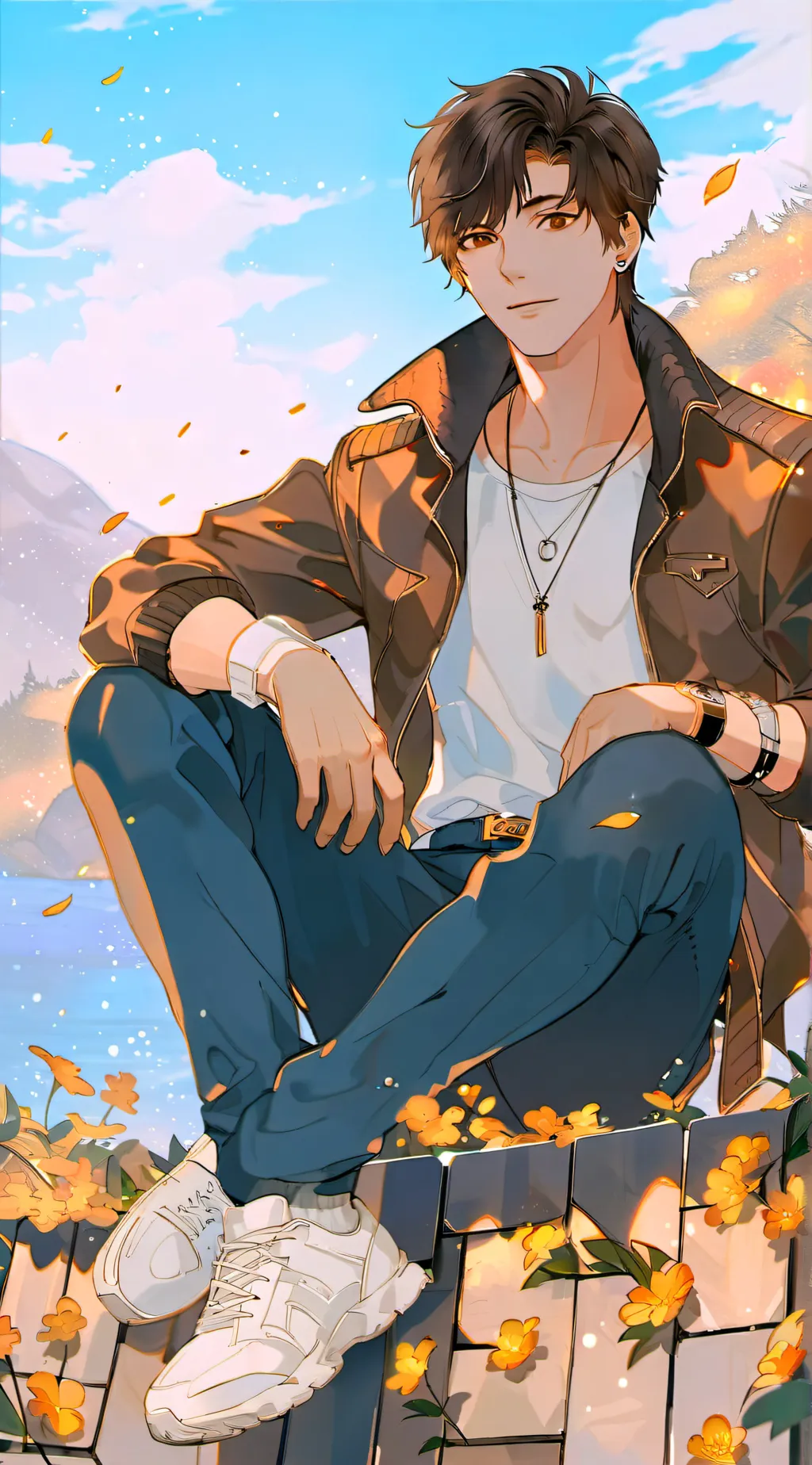 ai character: Daniel  background