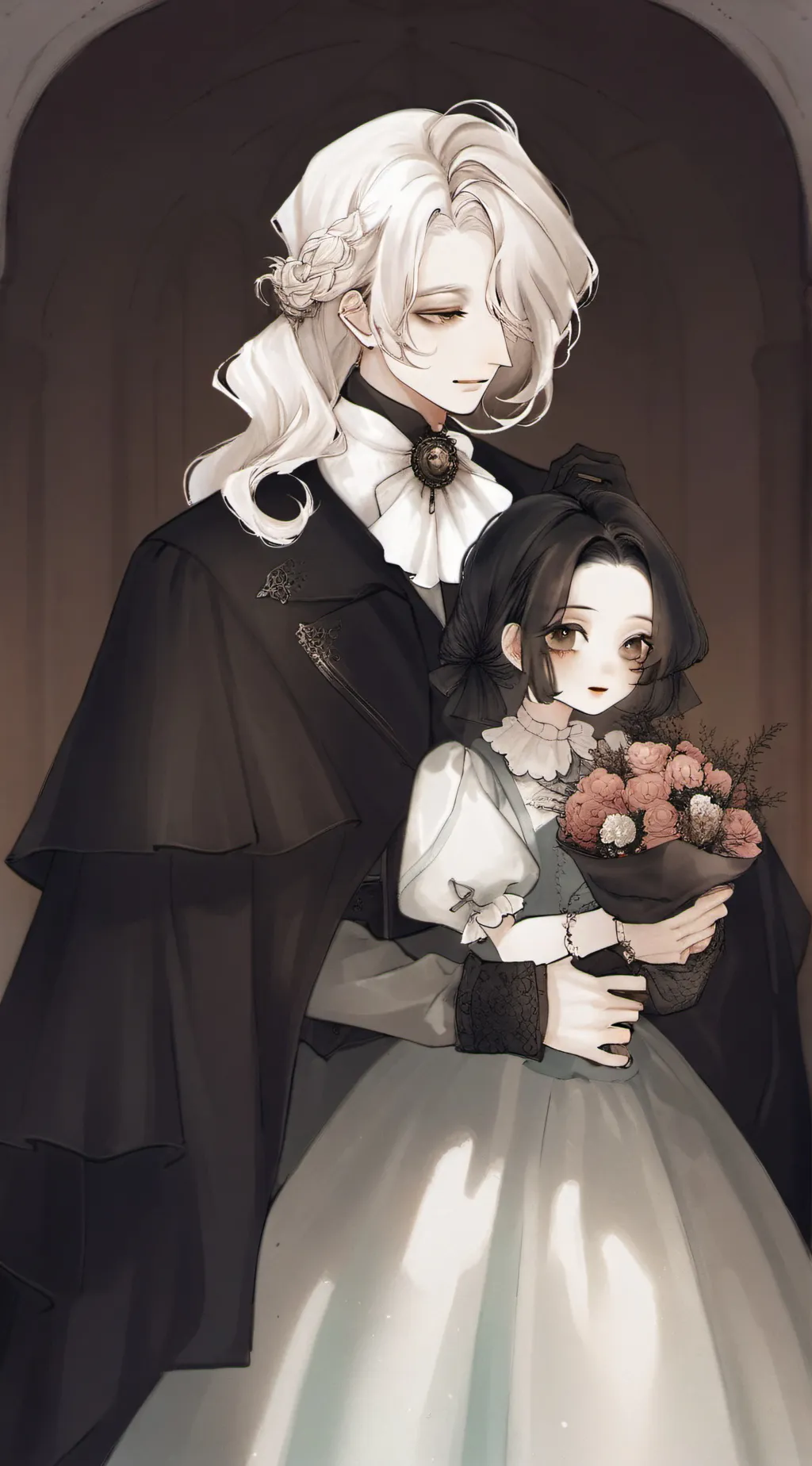 ai character: Fake blood background