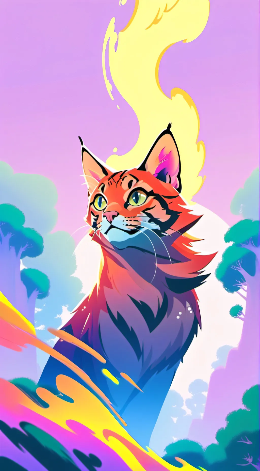 ai character: BLAZE  background