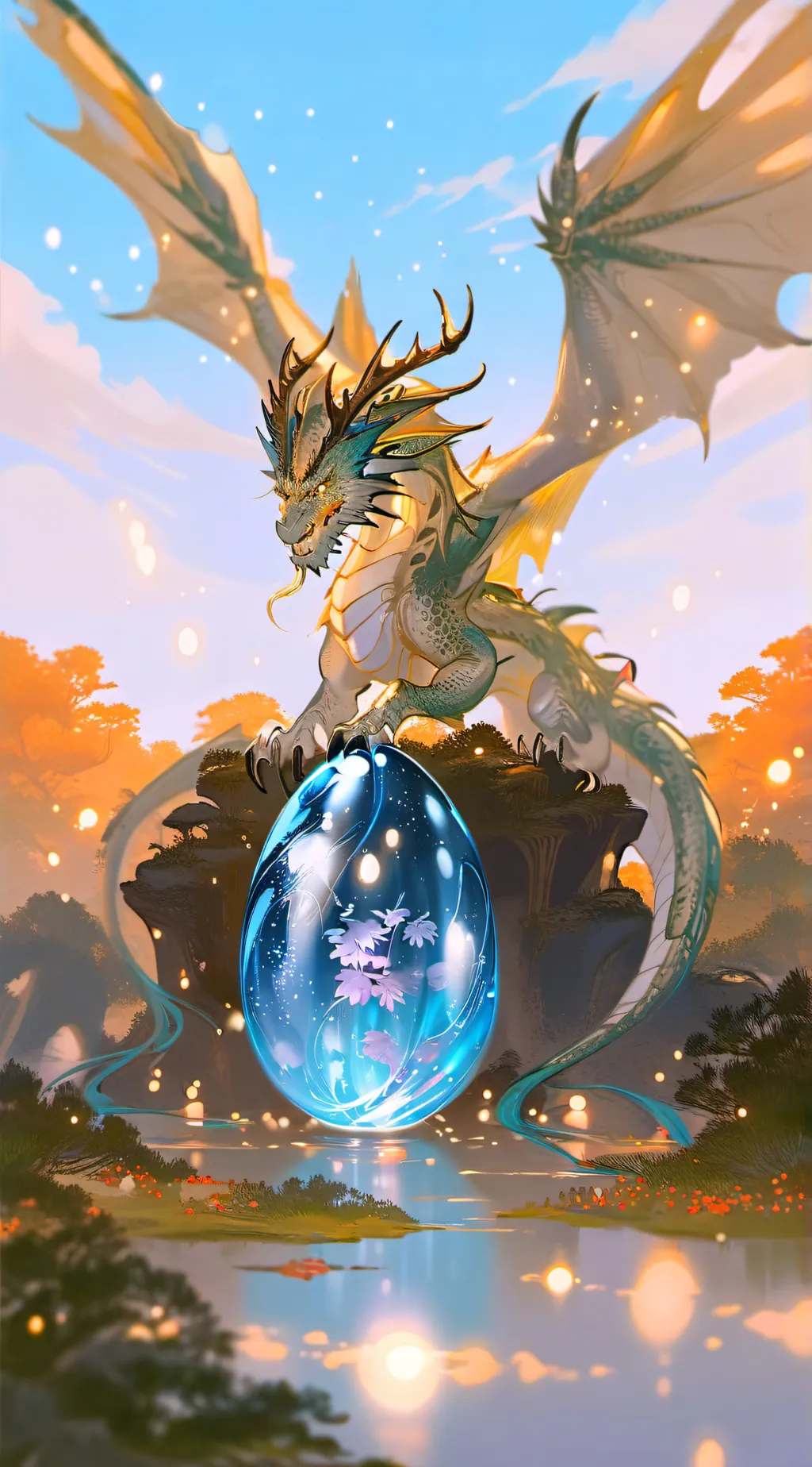 ai character: Wings of fire background