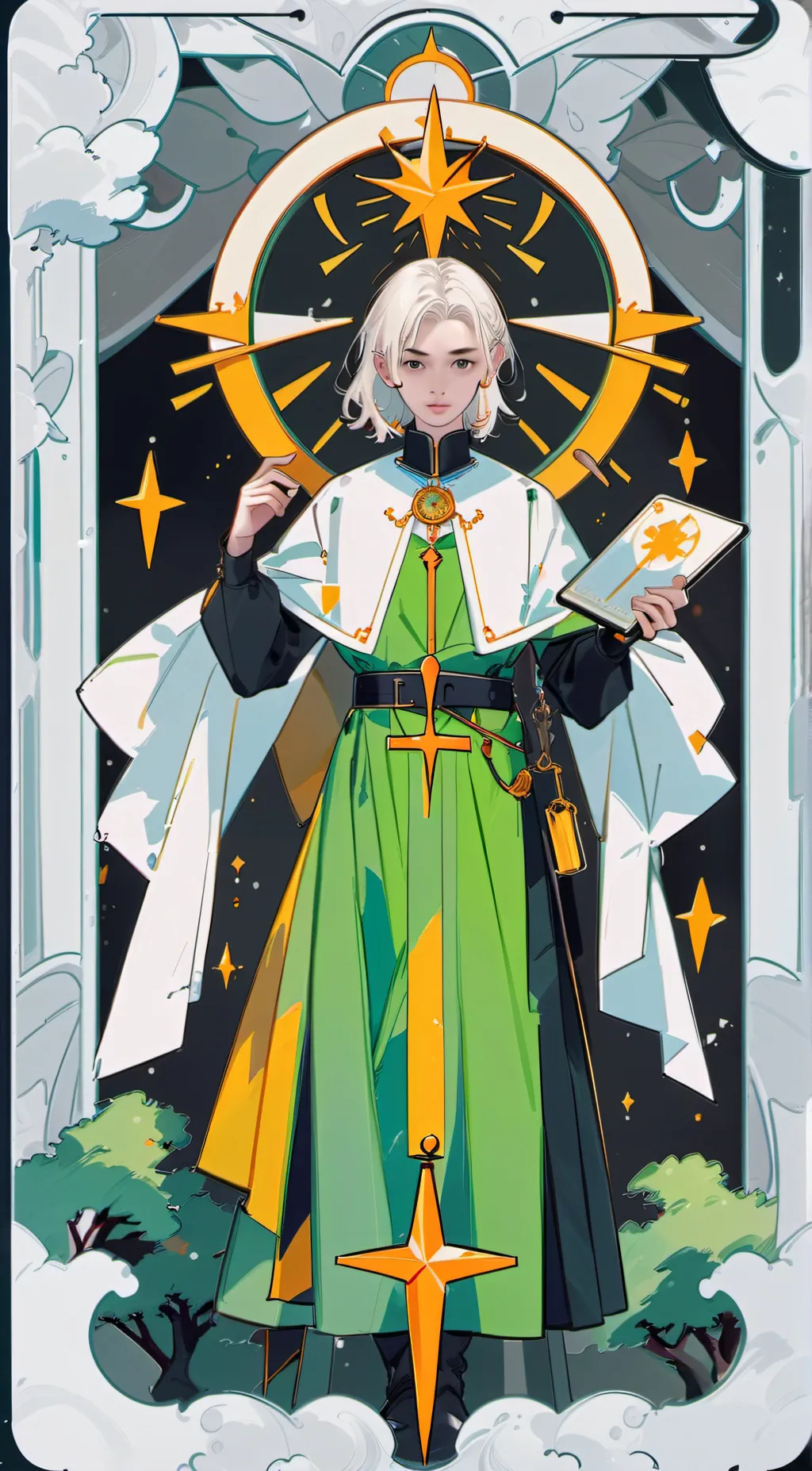 ai character: skz angel background