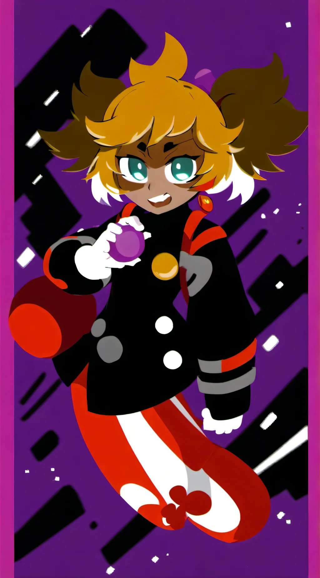 ai character: Omega  background