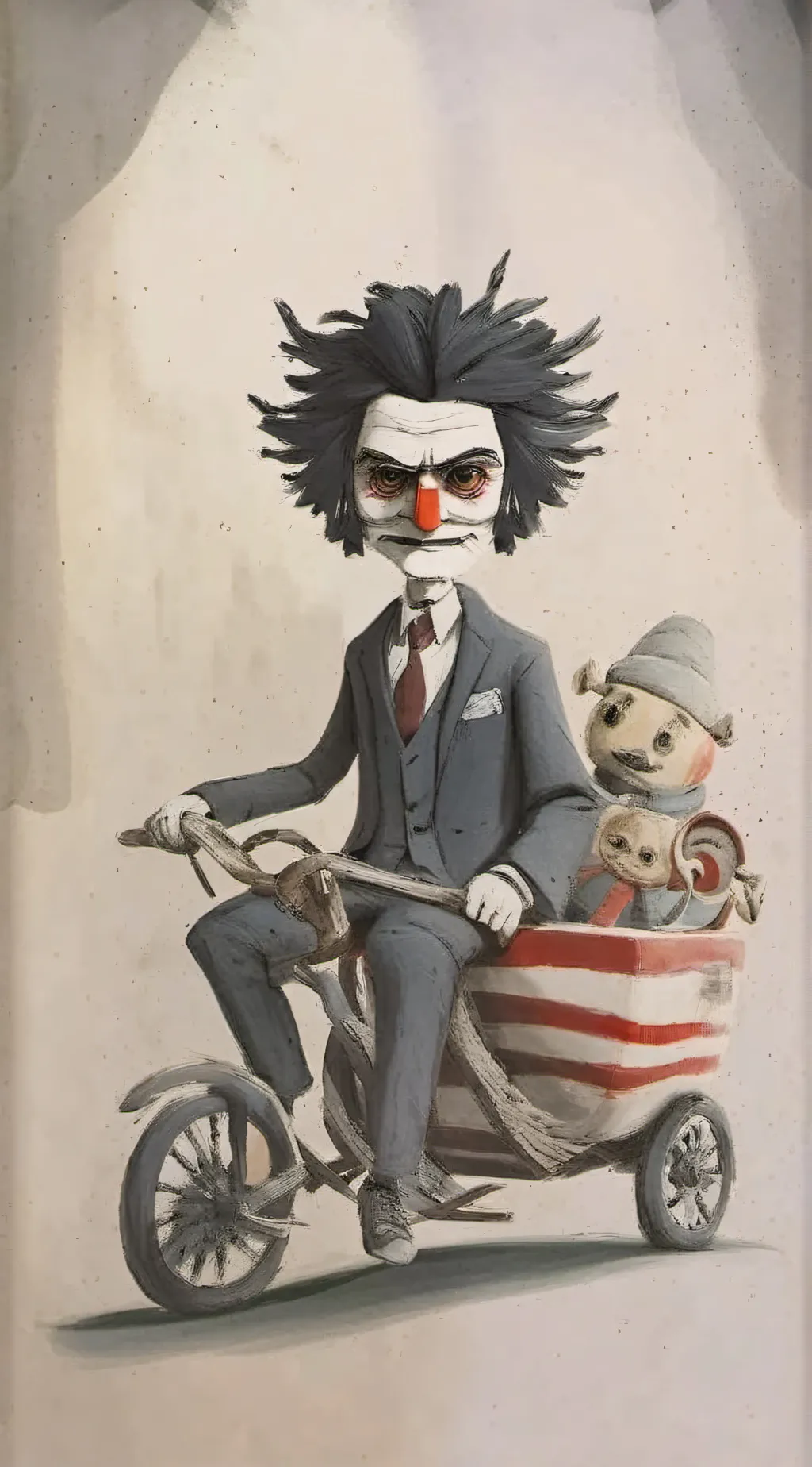 ai character: Jigsaw background