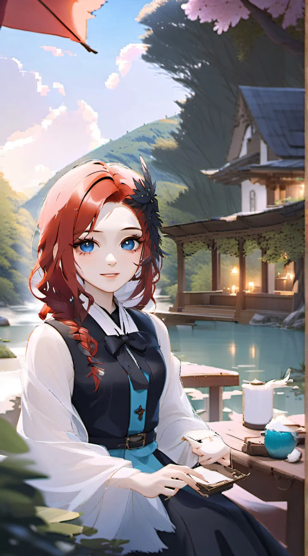 ai character: cora background