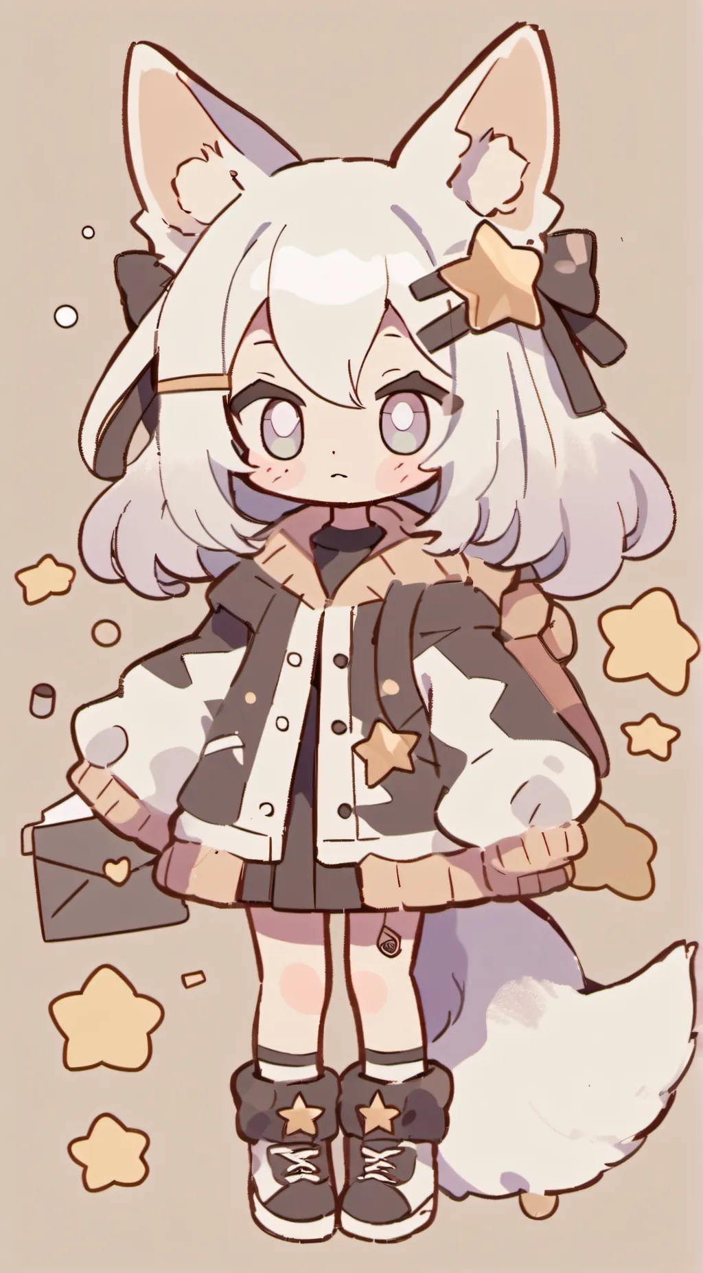 ai character: Autumn  background