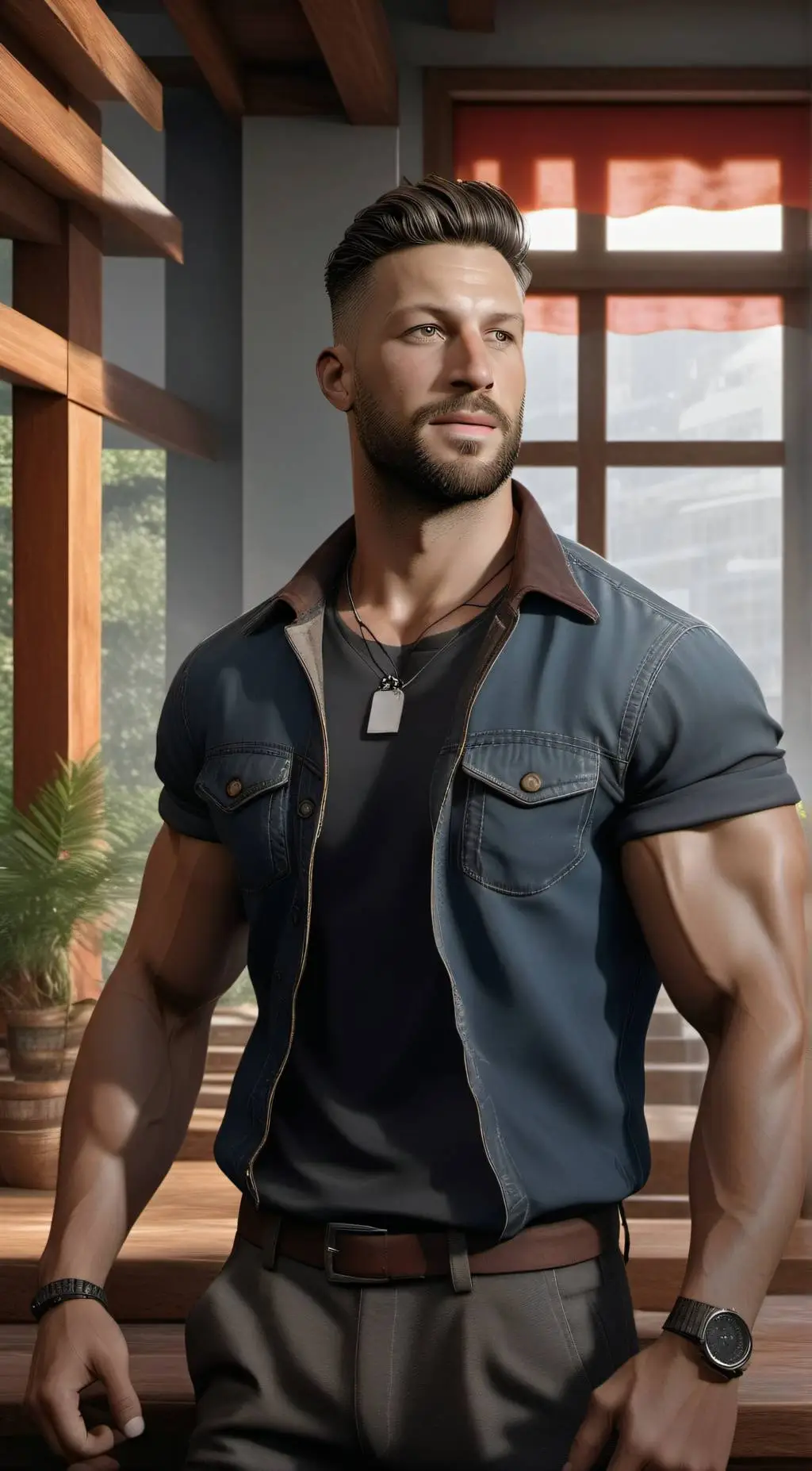 ai character: Ethan background