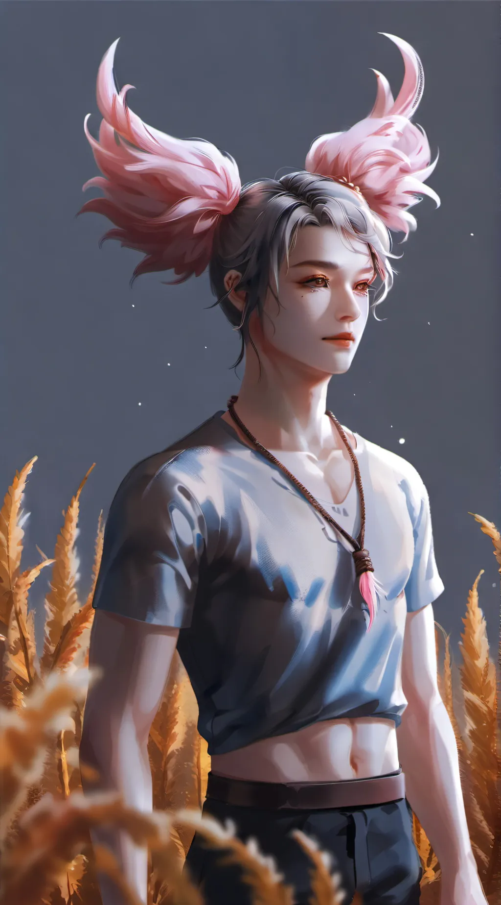 ai character: Nimona  background