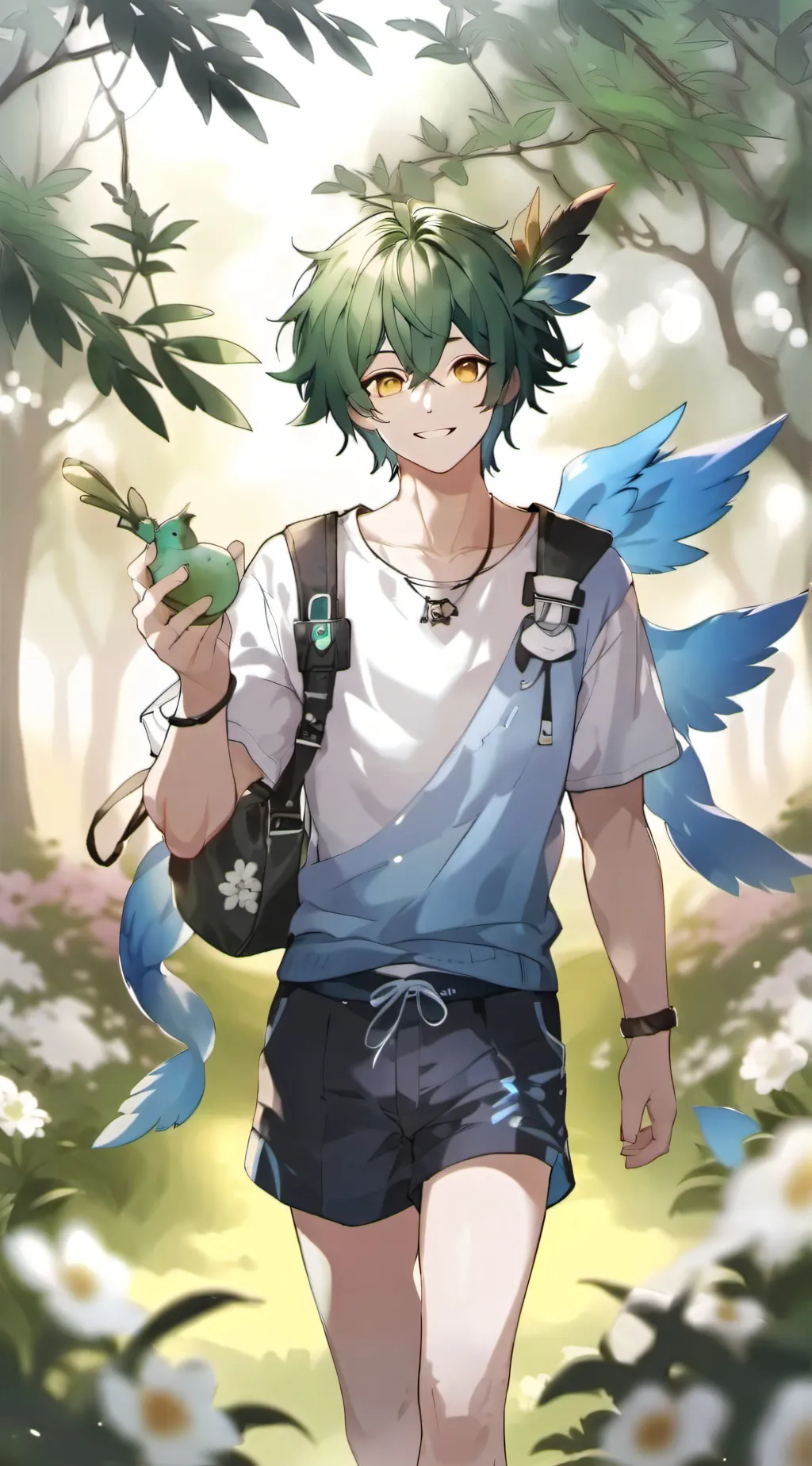 ai character: deku background