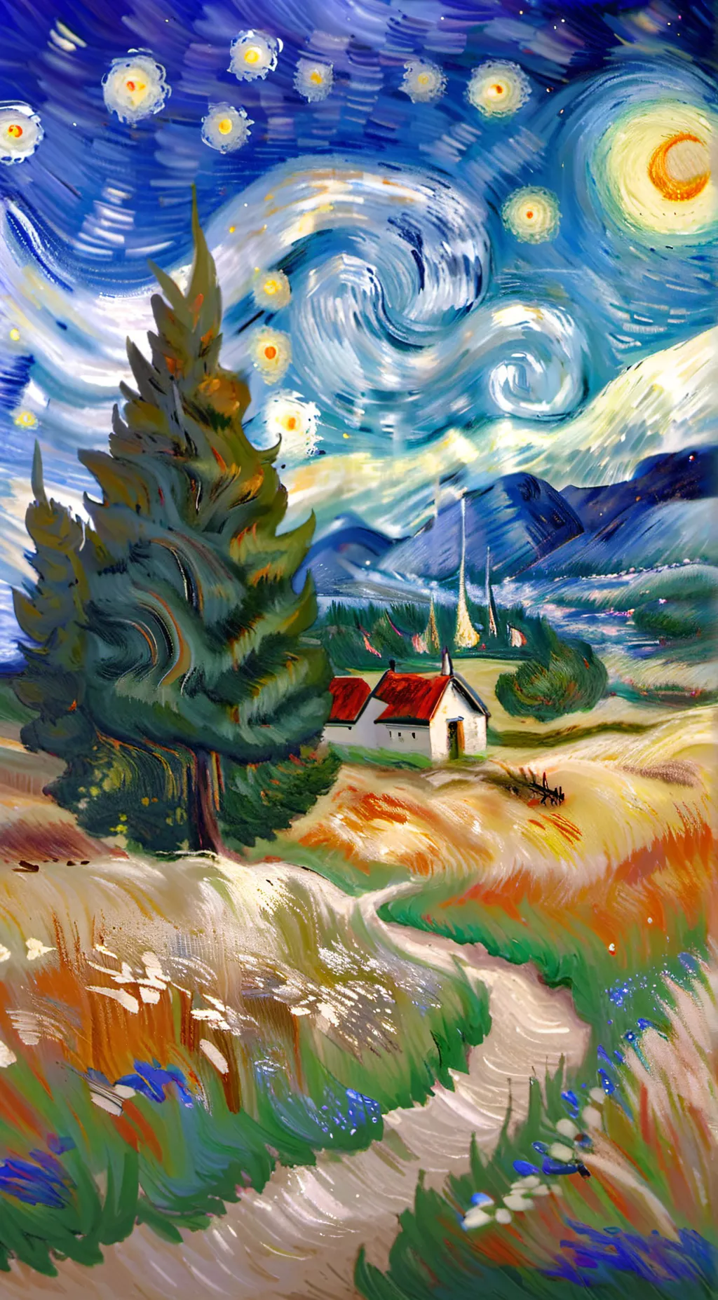 ai character: the woods background