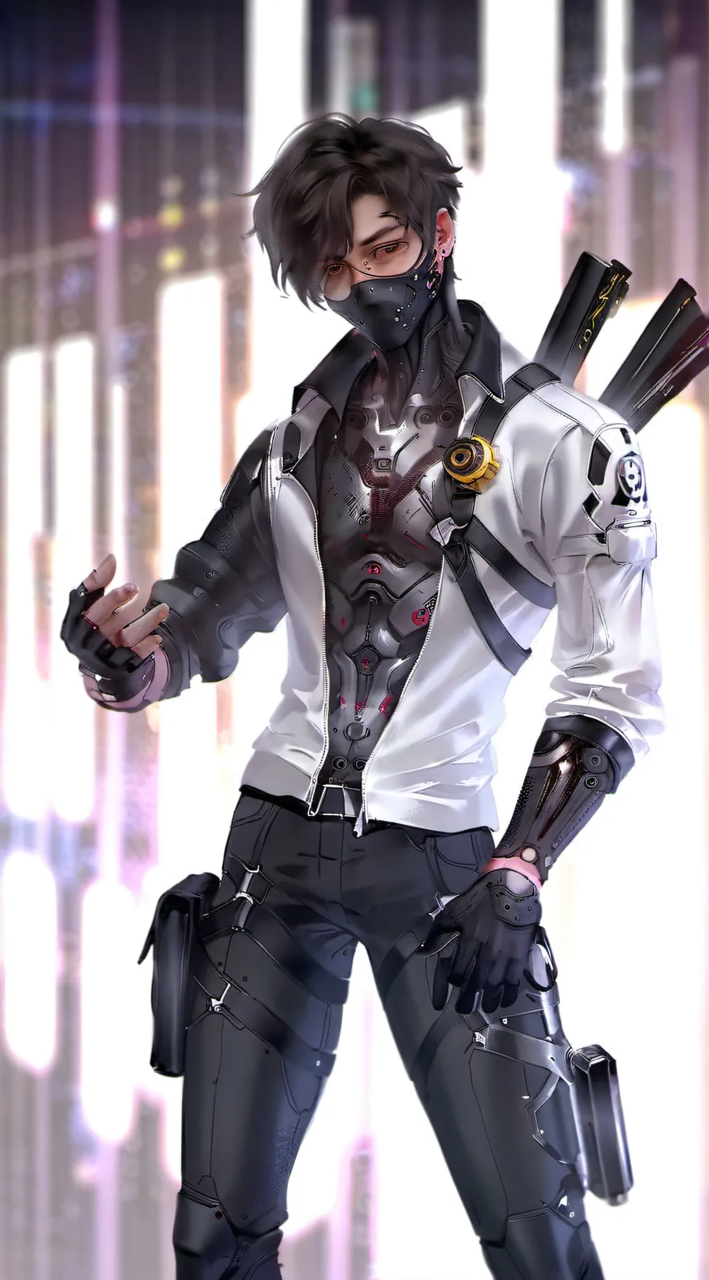 ai character: Neo background