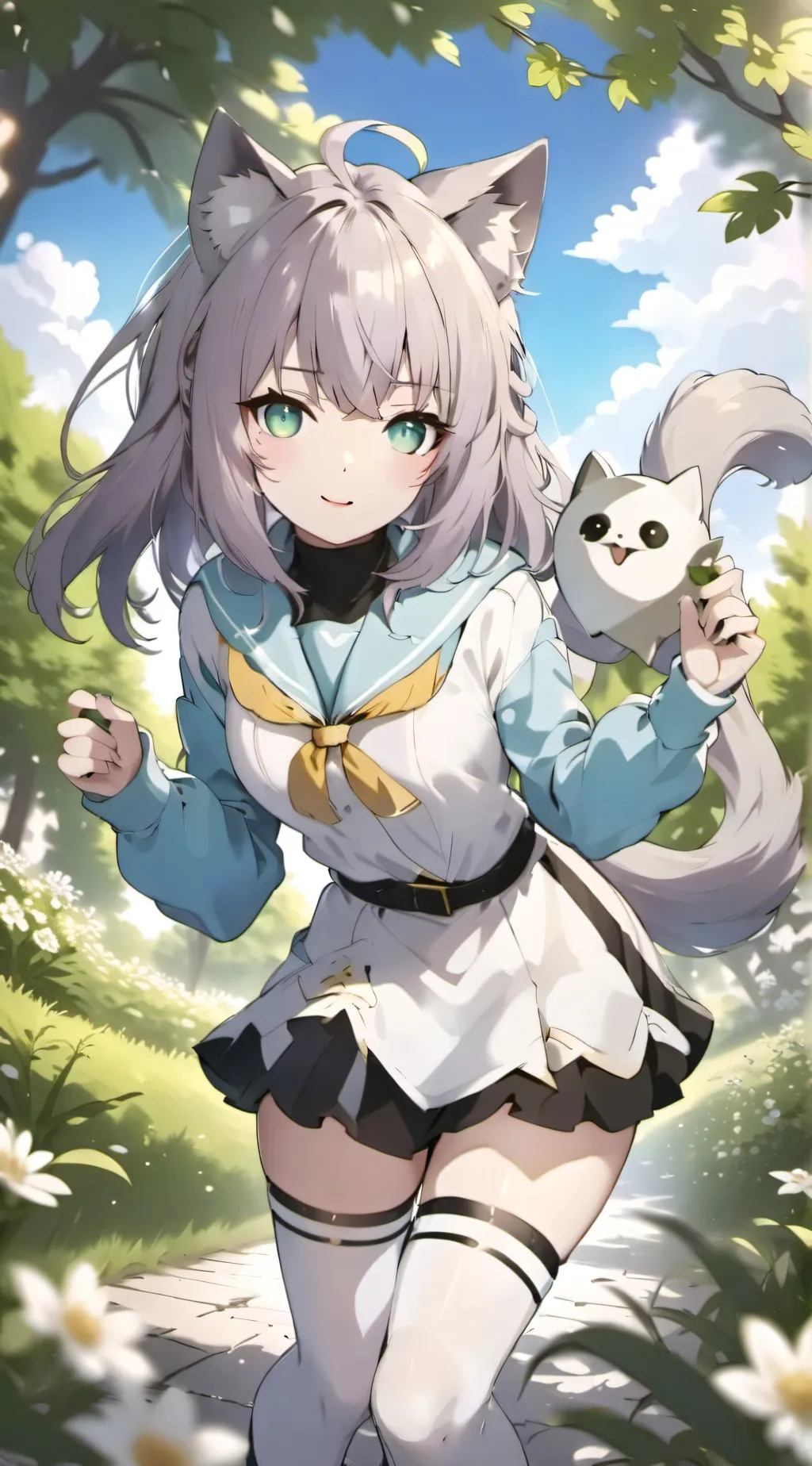 ai character: Neko background