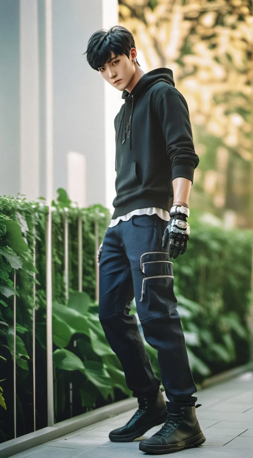 ai character: Code-264 background