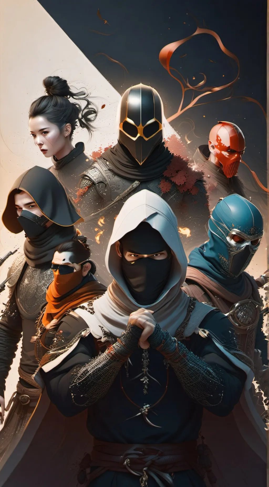 ai character: STICKMAN WARRIORS background